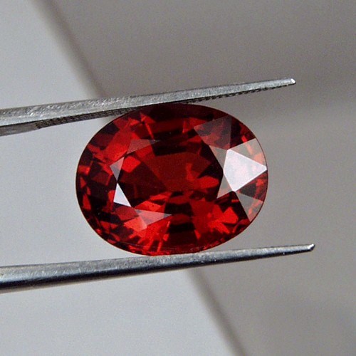  Color and Fire Big Red Spessartite Garnet 11.33 ct  Litnon.com