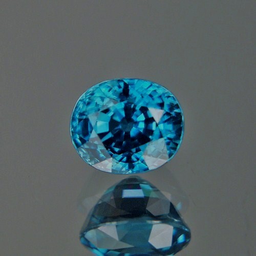 Special Color and Quality Blue Zircon Cambodia 6.55 ct  Litnon.com