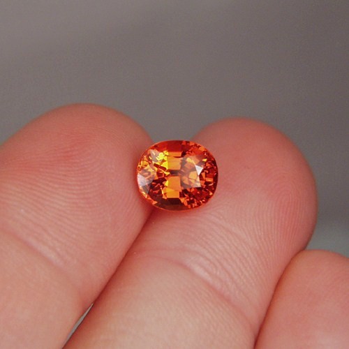 Color and Fire Mandarin Spessartite Garnet 4.14 ct  Litnon.com