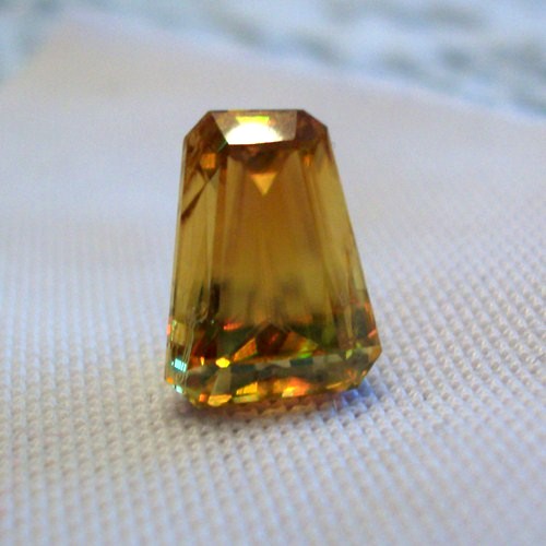 Multi Color Fire Natural Sphene Pakistan 3.68 ct  Litnon.com