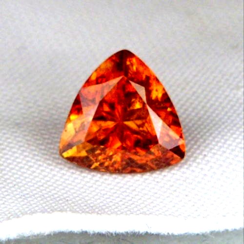 Fire USA Cut Rare Spanish Sphalerite 4.58 ct  Litnon.com