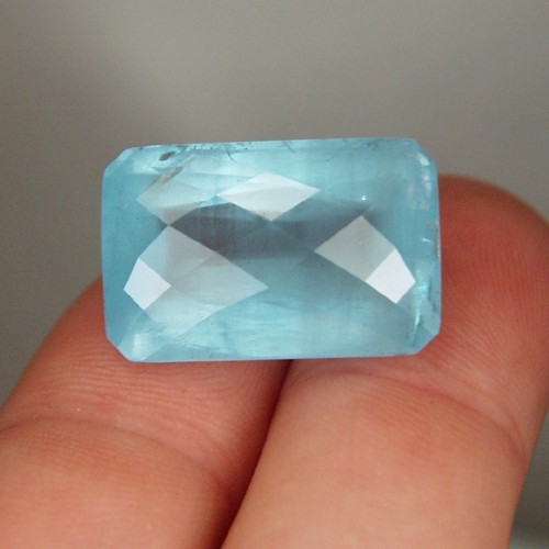 Strong Blue Color Aquamarine Afghanistan 31.36 ct  Litnon.com