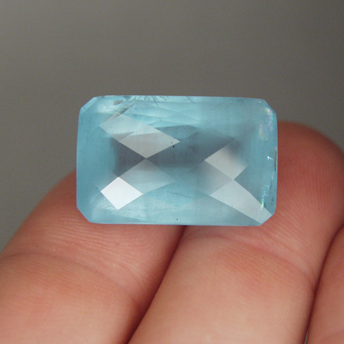 Strong Blue Color Aquamarine Afghanistan 31.36 ct  Litnon.com