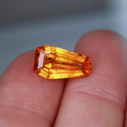 Color Fanta Mandarin Spessartite Garnet Namibia 7.48ct  Litnon.com