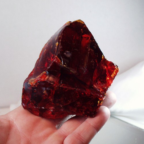 Huge and Rare Ruby Jack Sphalerite Specimen Facet Rough  Litnon.com