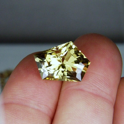 Top Cut Collectors Color Golden Green Beryl 11.86ct  Litnon.com