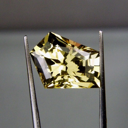 Top Cut Collectors Color Golden Green Beryl 11.86ct  Litnon.com