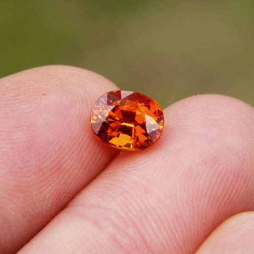 Color and Fire Mandarin Spessartite Garnet 3.02 ct  Litnon.com