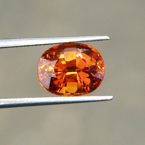 Color and Fire Mandarin Spessartite Garnet 3.02 ct  Litnon.com