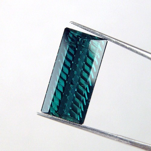Millennium Cut Blue Green Tourmaline Brazil 13.27 ct  Litnon.com