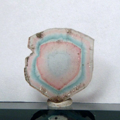 Rare colors Natural Tourmaline Slice Brazil Litnon.com