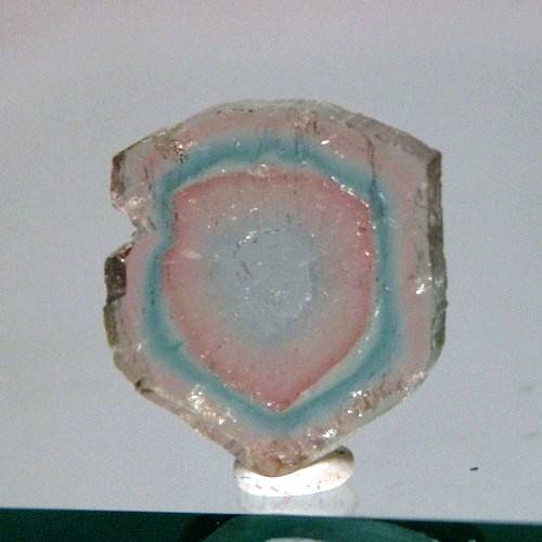 Rare colors Natural Tourmaline Slice Brazil Litnon.com