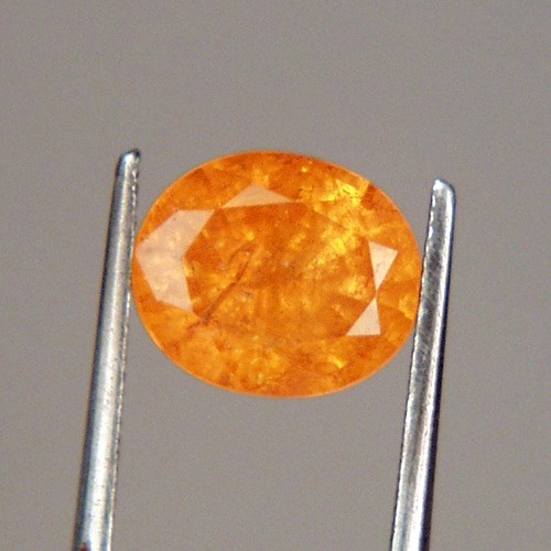 Bright Color True Mandarin Orange Spessartite Garnet GL Litnon.com