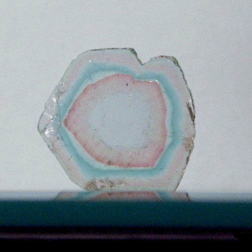 Rare colors Natural Tourmaline Slice Brazil  Litnon.com