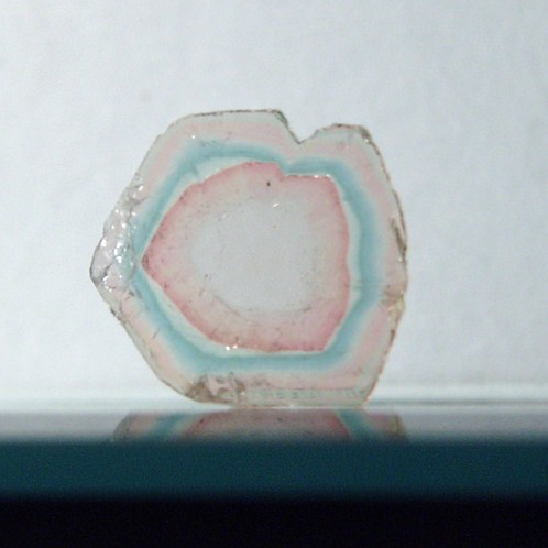 Rare colors Natural Tourmaline Slice Brazil  Litnon.com