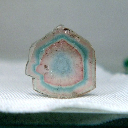 Rare colors Natural Tourmaline Slice Brazil  Litnon.com