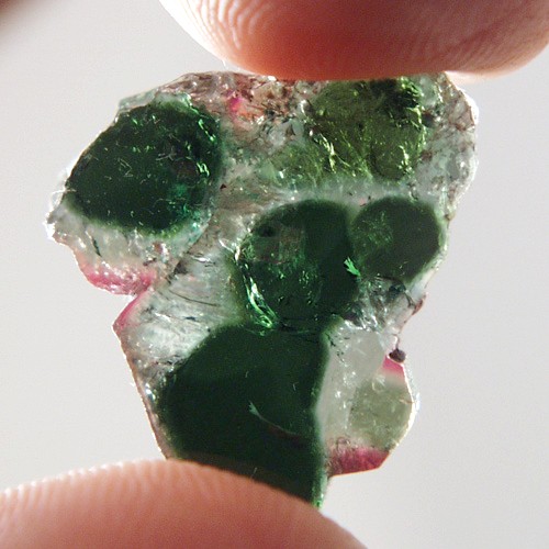 Unique Natural Tourmaline Slice Brazil 18.61 ct  Litnon.com