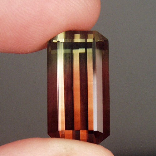 Big Bright and Clean Bi-Color Afghan Tourmaline 22.20ct  Litnon.com