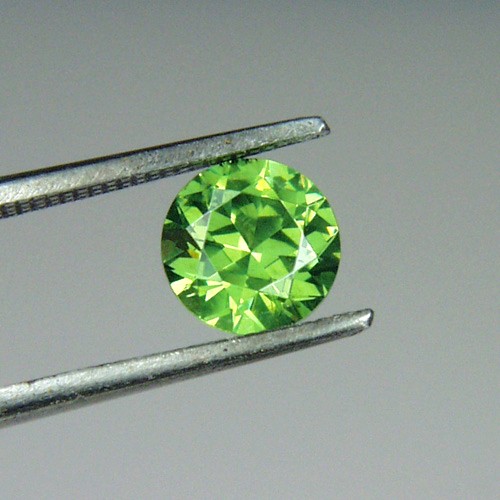 Brilliant Top Cut Natural Russian Demantoid Garnet GL Litnon.com