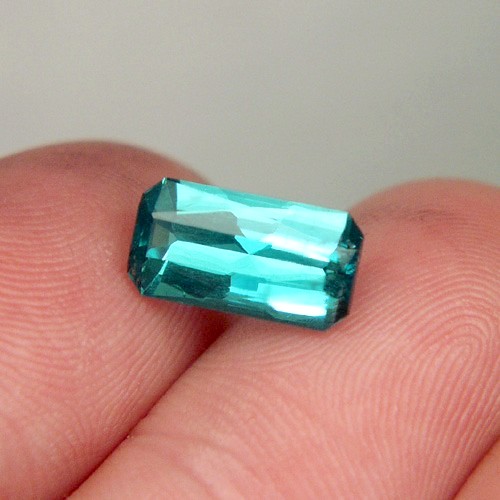 USA Cut Neon Blue Tourmaline Namibai 3.52ct  Litnon.com