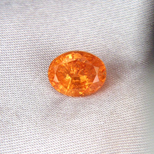 Bright Color True Mandarin Orange Spessartite Garnet GL Litnon.com