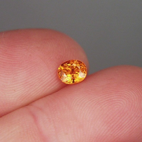 Neon Orange Best Mandarin Spessartite Garnet 1.00 ct GL Litnon.com
