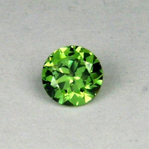 Brilliant Top Cut Natural Russian Demantoid Garnet GL Litnon.com