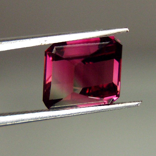 Color fancy Cut Bi-Color Afghan Tourmaline 4.12ct  Litnon.com