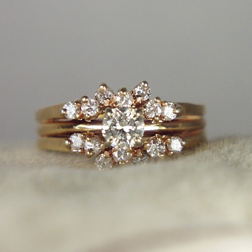 Estate Ladies I4 KT Diamond Engagement Ring  Litnon.com