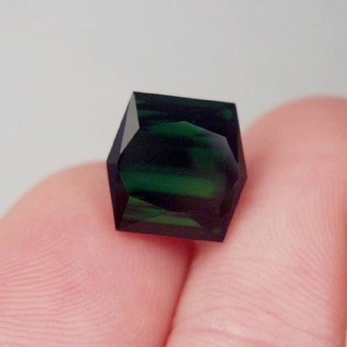 Fancy Cut Dark Green Brazil Tourmaline 9.86 ct  Litnon.com