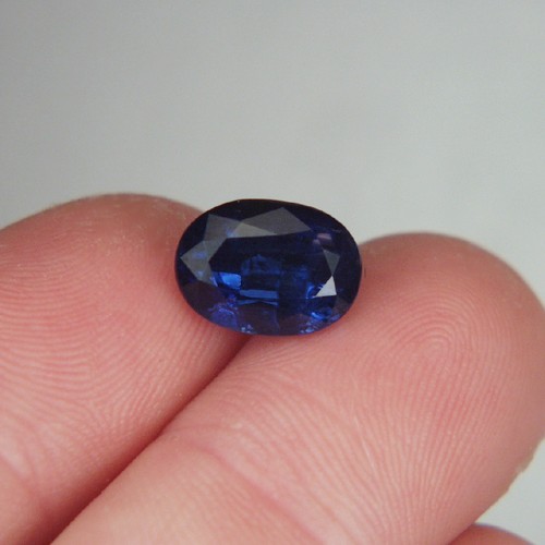 Sapphire Royal Blue Natural Kyanite India 6.07 ct  Litnon.com