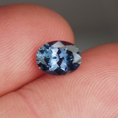 Bright Untreated Steel Blue Montana Sapphire 2.12ct  Litnon.com
