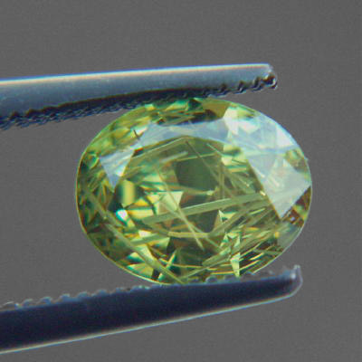 Rare Inclusions Old Mine Russian Demantoid Garnet  Litnon.com