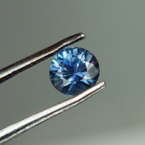 Bright Steel Blue Natural Montana Sapphire  Litnon.com