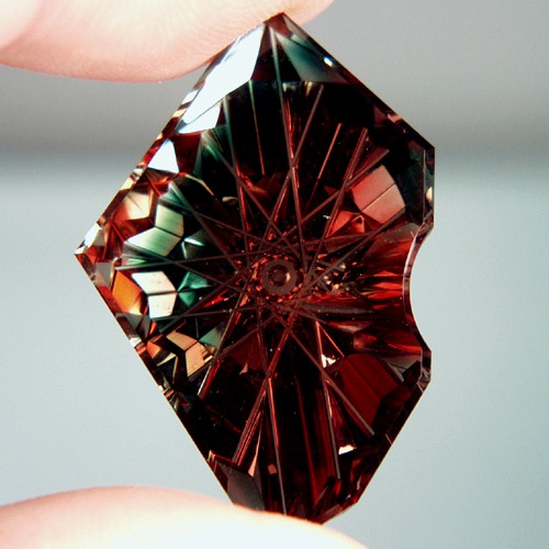 Museum Quality Carved Bi-Color Oregon Sunstone GL Litnon.com