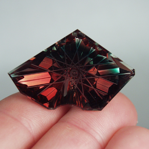Museum Quality Carved Bi-Color Oregon Sunstone GL Litnon.com