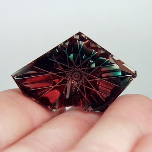 Museum Quality Carved Bi-Color Oregon Sunstone GL Litnon.com