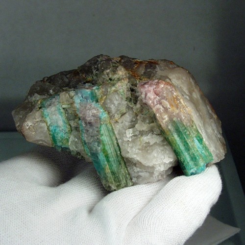 Collectors Cabinet Brazil Paraiba Tourmaline Specimen  Litnon.com