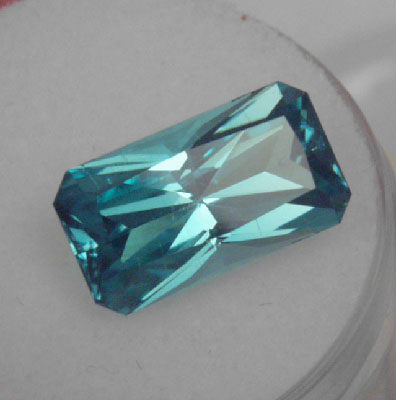 Top USA Cut Aqua Blue Color Tourmaline Afghanistan 4.45 ct.  Litnon.com