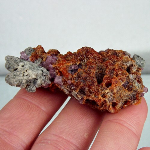 Rare Specimen Spinel and Forsterite on Orange Clinohumite  Litnon.com