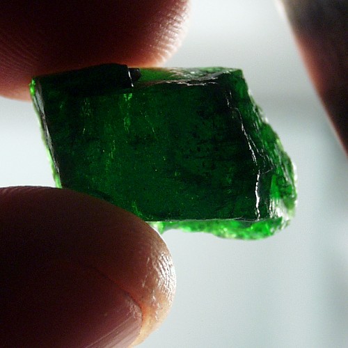 Quality Chrome Diopside Facet Rough Siberia 29.93ct  Litnon.com