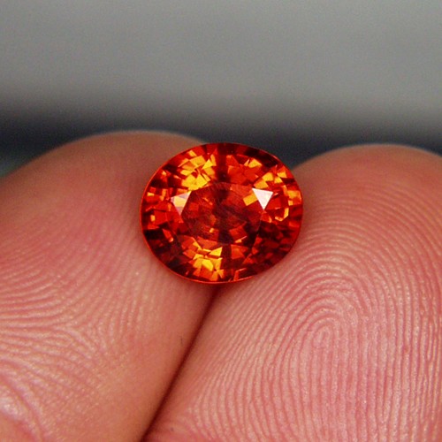 Color and Fire Spessartite Garnet Nigeria 3.13 ct  Litnon.com