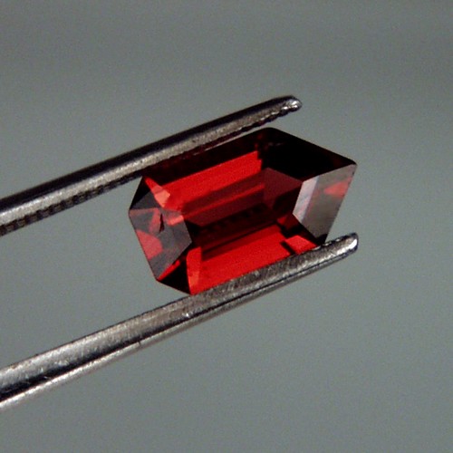 Fancy Cut Red Fire Crimson Color Umba River Garnet  Litnon.com