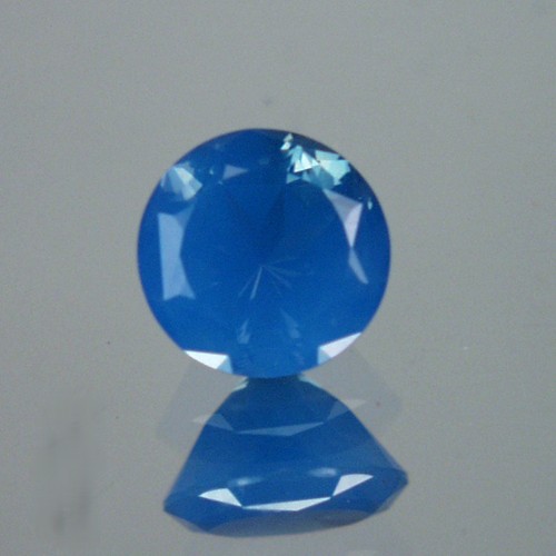 USA Cut Faceted Blue Chalcedony Turkey 3.22 carats Litnon.com