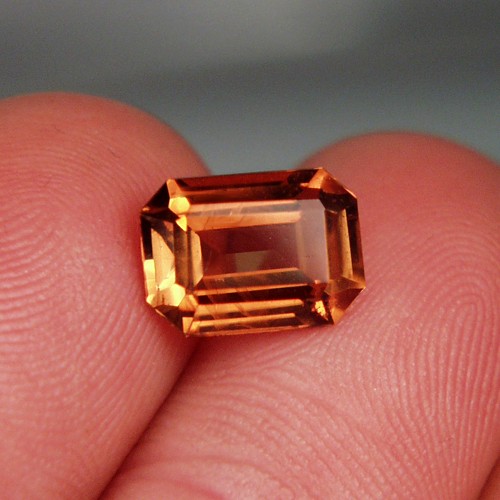 Rare Copper Orange Precious Topaz Russia 3.86ct  Litnon.com
