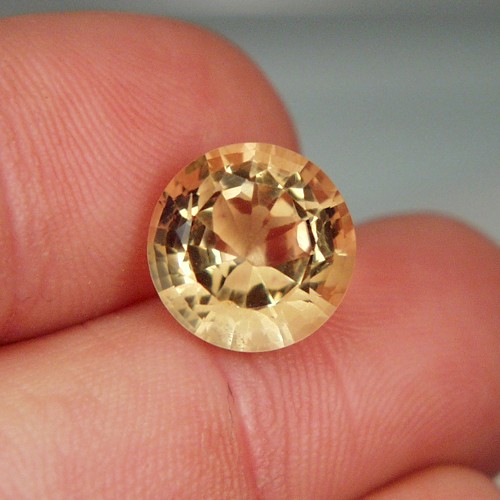 Unique Bolivia Citrine with Hummingbird Gemstone 6.97 ct  Litnon.com