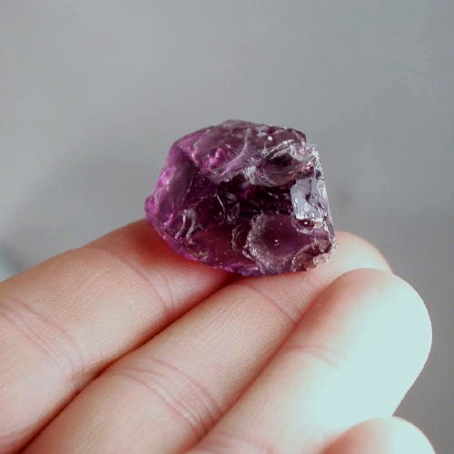 Big and Clean Amethyst High Facet Rough Bolivia 82 ct  Litnon.com
