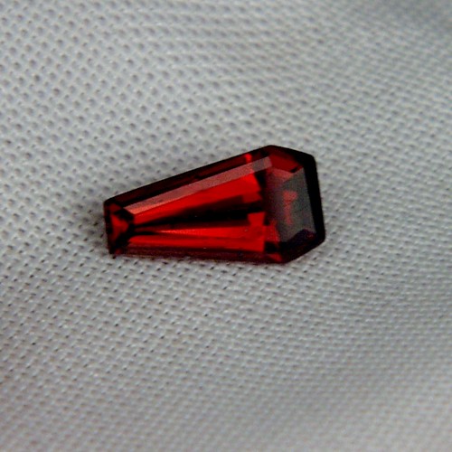 Fancy Cut Red Fire Crimson Color Umba River Garnet  Litnon.com