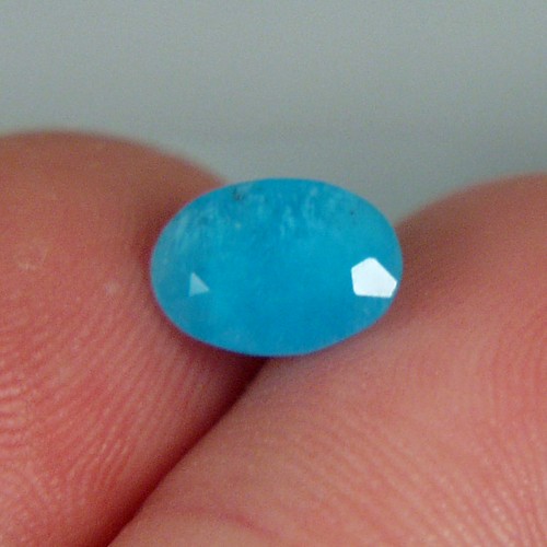 Rare Faceted Neon Blue Hemimorphite Congo 2.29 ct  Litnon.com