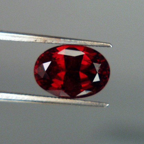Fancy Cut Red Fire Crimson Color Umba River Garnet  Litnon.com